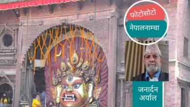 Photo of पारिजातको फूलमा उभिएको इन्द्रजात्रा