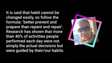 Photo of Habit is my choice; I can choose right or wrong