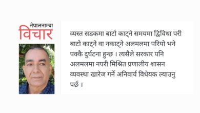 Photo of छुचुन्द्रोको टाउकोमा चमेलीको तेल अर्थात् ‘समानुपातिक’