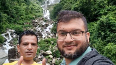 Photo of Phikuri Hike: Trickles of water fall from above like the hair on a beautiful woman’s back