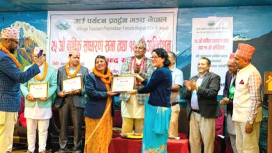 Photo of नयाँ इतिहास रच्दै नेपालनाम्चाकी स्तम्भकार शकुन्तला भिटोफ अध्यक्ष भइन्