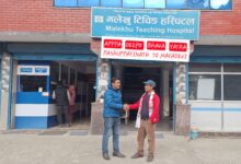 Photo of ‘अप्प दीपो भवः यात्रा’लाई मलेखु टिचिङ हस्पिटलमा स्वागत