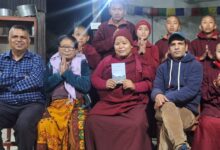 Photo of अप्प दीपो भवः यात्रालाई साङक देक्षेनलिङक बौद्ध गुम्बाको स्वागत